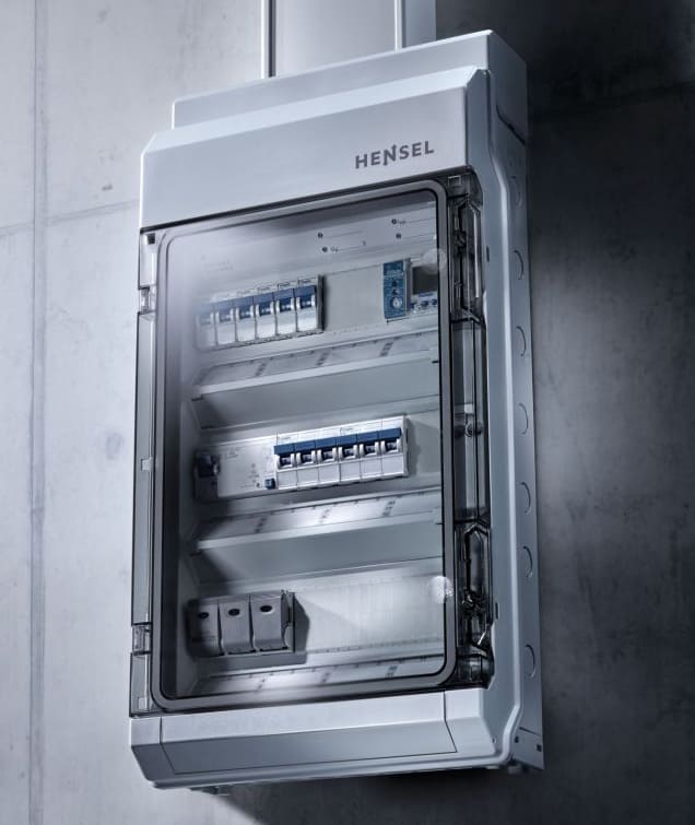 Hensel KV Kleinverteiler als Aufputz-Automatengehäuse