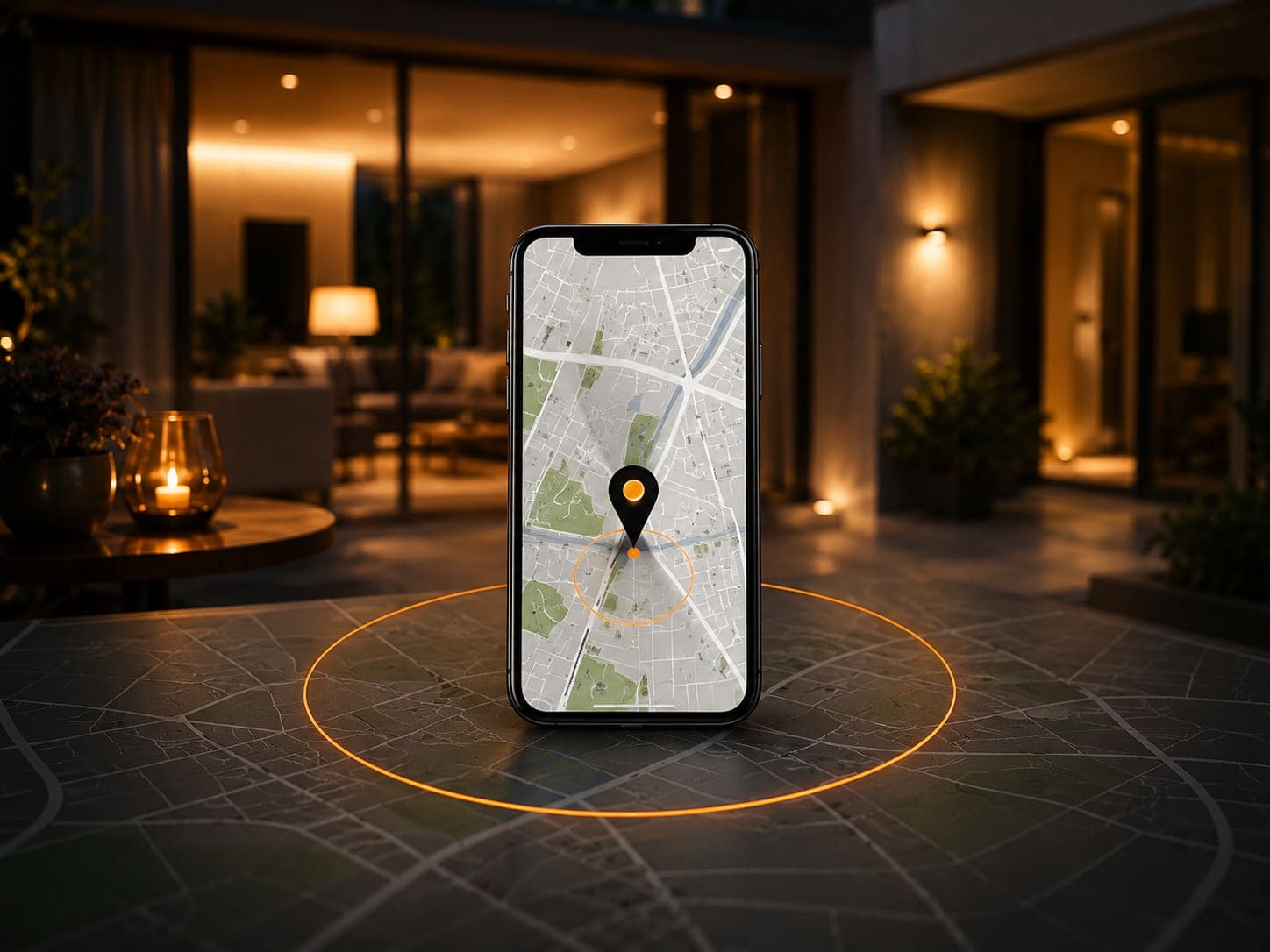 Busch-free@home Geofencing für standortabhängige Smart-Home-Automationen