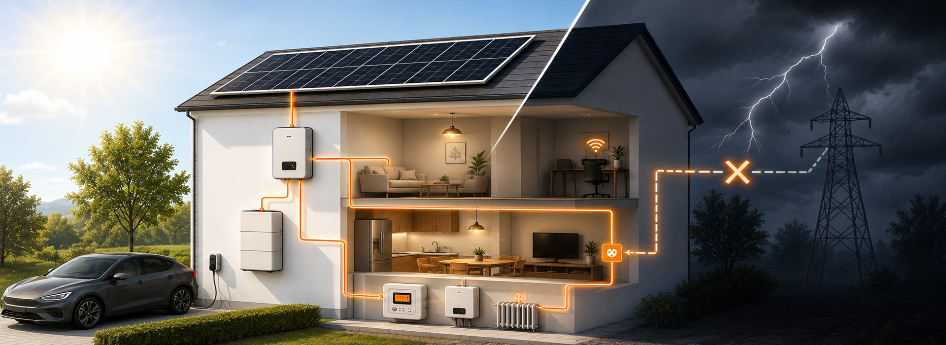 Notstrom und Ersatzstrom mit Photovoltaik
