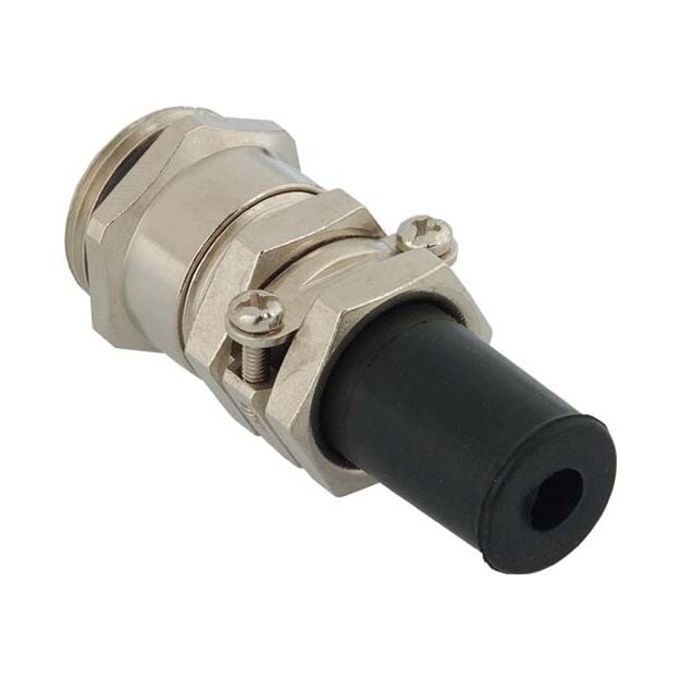 Kaiser 1852.21.17 Stopfbuchse Messing PG21 Kabel Ø 15.0-17.0 mm mit Schutztülle und Klemmbacken
