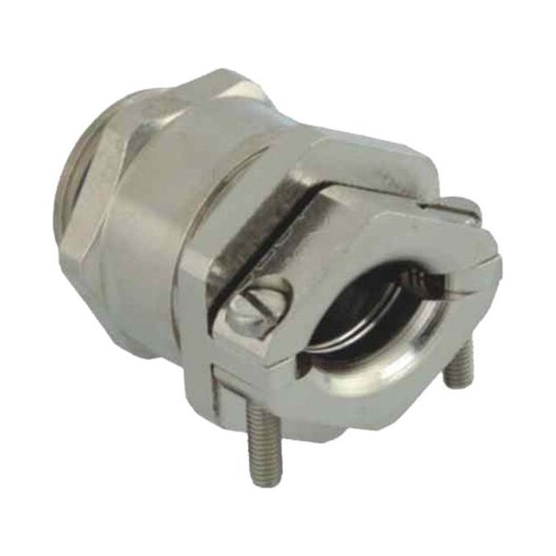 Kaiser 1803.12 Stopfbuchse Messing KB M12x1.5 Kabel Ø 5.0-7.0 mm mit Klemmbacken