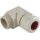 Kaiser 5215.11.95 Winkel-Kabelverschraubung 90° Kunststoff PG11 Grau RAL 7032 Kabel Ø 6.5-9.5 mm