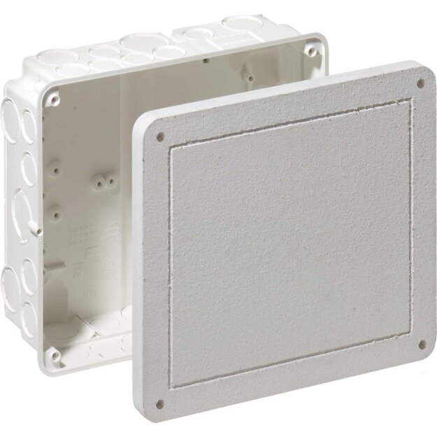 Kaiser 1097-28 Unterputz Universal-Einbaugehäuse 238 x 208 x 83 mm mit Mineralfaserplatte