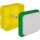 Kaiser 1296-22 Betonbau Universal-Einbaugehäuse 180 x 180 x 90 mm mit Mineralfaserplatte