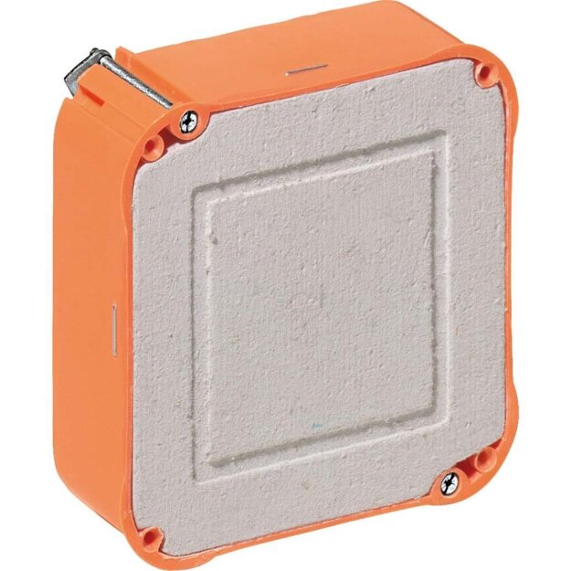 Kaiser 9195-22 Hohlwand Universal-Einbaugehäuse 105 x 105 x 53 mm mit Mineralfaserplatte