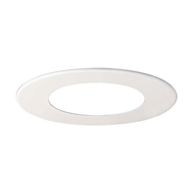 Kaiser 9301-11 Einbaugehäuse ThermoX Dekorblende weiss Außendurchmesser Ø 125 mm Öffnungsmaß Ø 82 mm