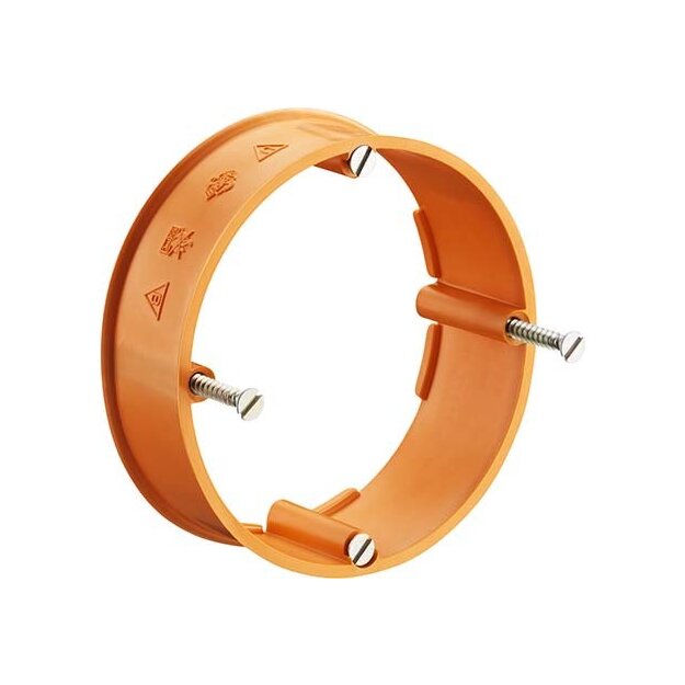 Kaiser 9155-72 Hohlwand Putzausgleich-Ring h=24 mm Schraubabstand 67 mm mit Geräteschrauben