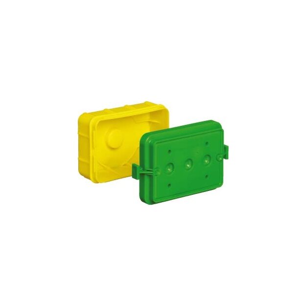 Kaiser 1200-00 Betonbau Gerätedose für italienische und amerikanische Norm Einbauöffnung 60 x 90 mm Tiefe 55 mm