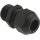 Kaiser 1545.25.1.11 Kabelverschraubung Syntec Kunststoff M25x1.5 Schwarz Ø 5.0-11.0mm (UL 7.5-11.0mm) Schwarz RAL 9005 langes Gewinde
