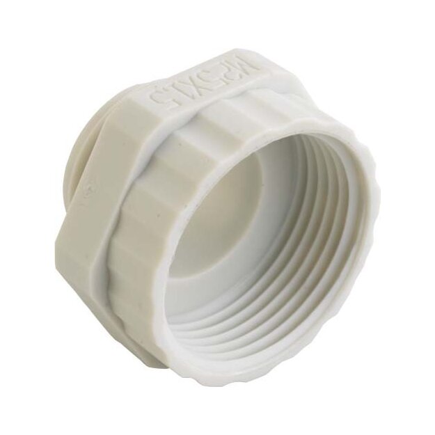 Kaiser 3755.17.20 Erweiterung Kunststoff M16x1.5 M20x1.5 Hellgrau RAL 7035
