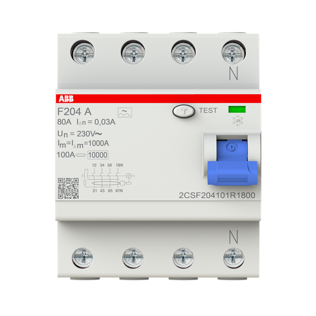 ABB Stotz S&J FI-Schutzschalter F204A-80/0,03 (1er)