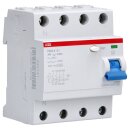 F204 A-25/0.03-L Fehlerstromschutzschalter 4P Typ A 30 mA