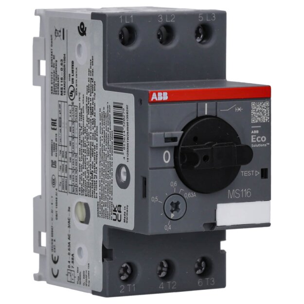 ABB Stotz S&J Motorschutzschalter MS 116-0,63 (1er)