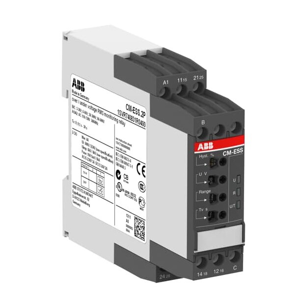 ABB Stotz S&J Spannungsüberwach.relais CM-ESS.2P 220-240V (1er)