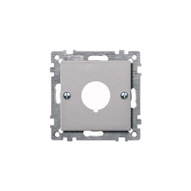 Merten 393960 Zentralplatte für Befehlsgeräte Aluminium System M