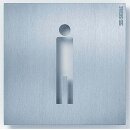 Siedle OSP 0011 Orientierungsschild 200032636 Edelstahl...