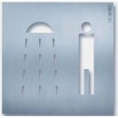 Siedle OSP 0015 Orientierungsschild 200033731 Edelstahl...