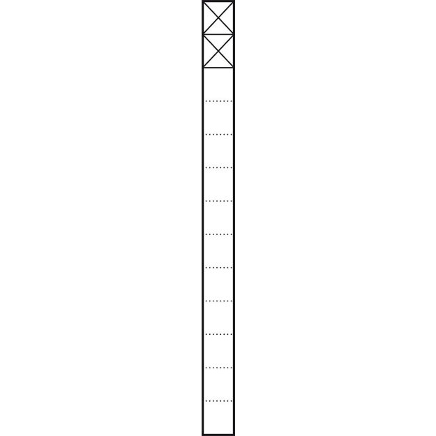 Siedle KSF 613-2 W Kommunikations-Stele 200023967 Weiß