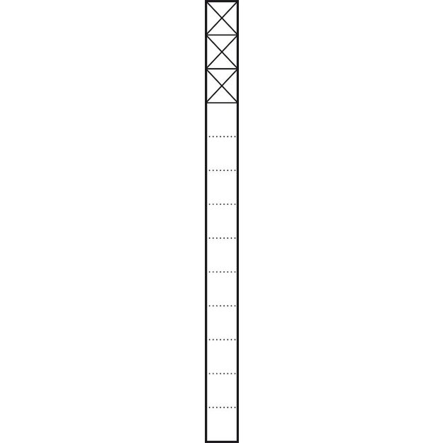 Siedle KSF 613-3 W Kommunikations-Stele 200023972 Weiß
