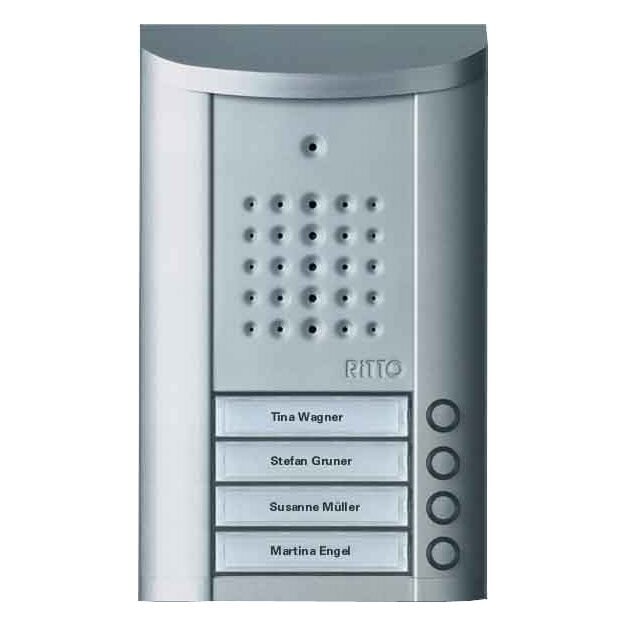 Ritto 1840420 Entravox Türstation Audio 4 WE Audio silber eloxiert