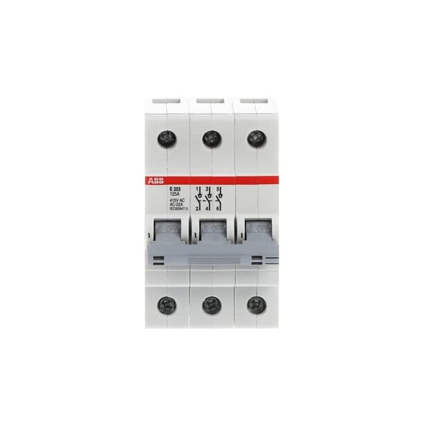 ABB Stotz S&J Einbauschalter E203/125G (1er)