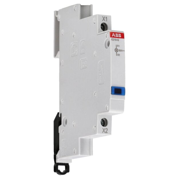 ABB E219-G Leuchtmelder, 16 A, 220 V, 1LED, blau, Mod. Breite: 0.5 2CCA703404R0001