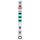ABB E219-3D Leuchtmelder, 16 A, 415/230 V AC, 3LED, grün, Mod. Breite: 0.5 2CCA703901R0001