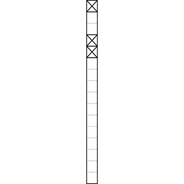 Siedle KS 616-1/2 SM Kommunikations-Stele 200038360 Silber-Metallic