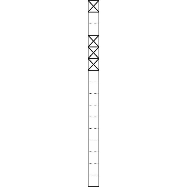 Siedle KS 616-1/3 W Kommunikations-Stele 200038367 Weiß