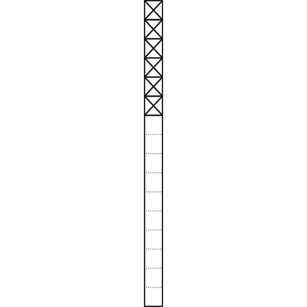 Siedle KS 616-6 W Kommunikations-Stele 200038279 Weiß