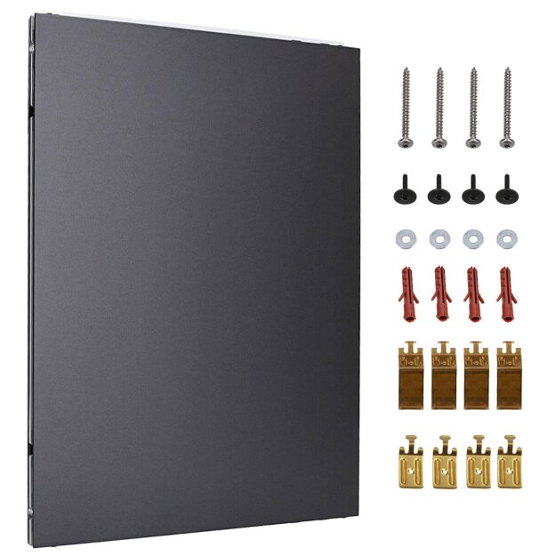 Siedle ISM 611-4/3-0 DG Infoschild-Modul 200038973 Dunkelgrau-Glimmer