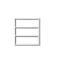 Siedle KR 613-3 SM Kombirahmen 200040823 Silber-Metallic