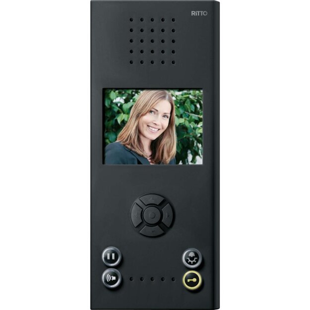 Ritto RGE1787540 Video-Freisprechstelle Color Komfort schwarz