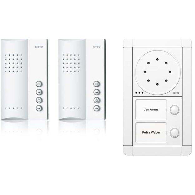Ritto RGE1891470 Portier Audio Set Freisprechstelle 2 WE weiß/weiß