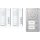Ritto RGE1891420 Portier Audio Set Freisprechstelle 2 WE silber/weiß
