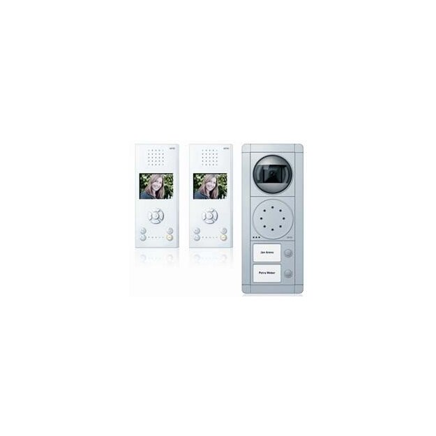 Ritto RGE1892420 Portier Video-Set Freisprechstelle 2 WE silber/weiß