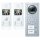 Ritto RGE1892420 Portier Video-Set Freisprechstelle 2 WE silber/weiß