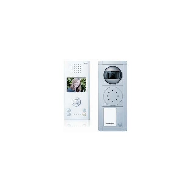 Ritto RGE1892320 Portier Video-Set Freisprechstelle 1 WE silber/weiß
