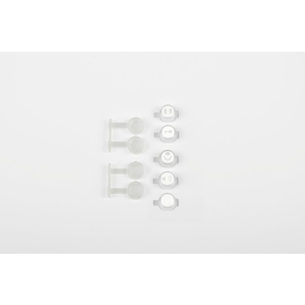 Ritto RGE1275202 Tastenknopfsatz für 17865 17867 Weiß