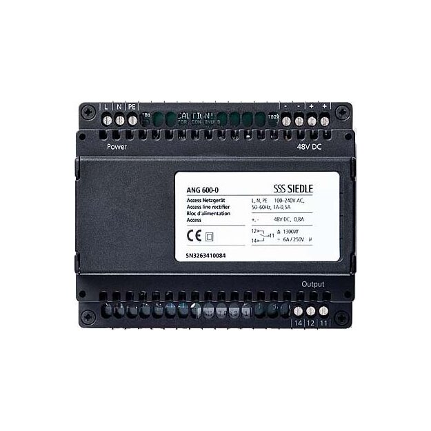 Siedle ANG 600-0 Access Netzgerät 200041605 Schwarz