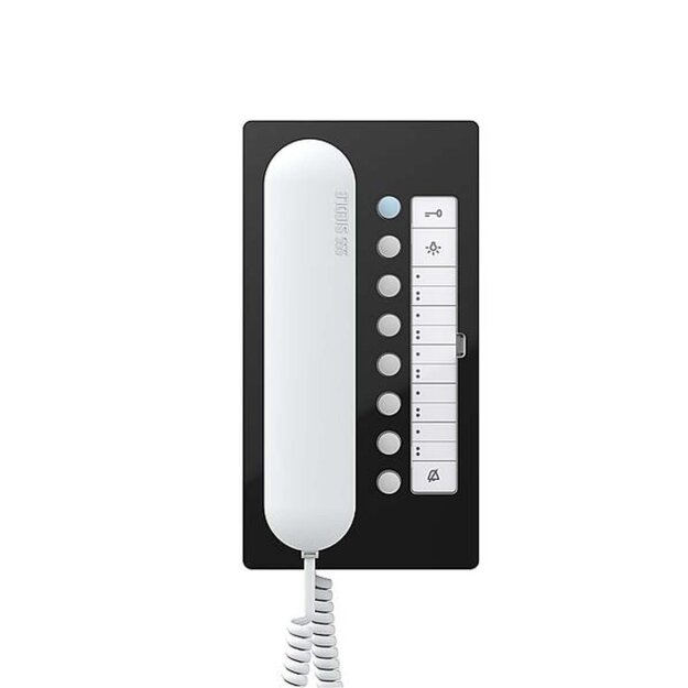 Siedle BTC 850-02 SH/W Bus-Telefon Comfort 200044611 Schwarz-Hochglanz/Weiß