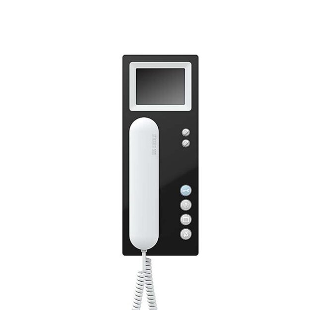 Siedle BTSV 850-03 SH/W Bus-Telefon Standard 200044626 Schwarz-Hochglanz/Weiß