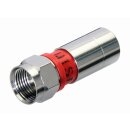 Wisi DV10N F-Compress-Stecker mit NiTin-Beschichtung...