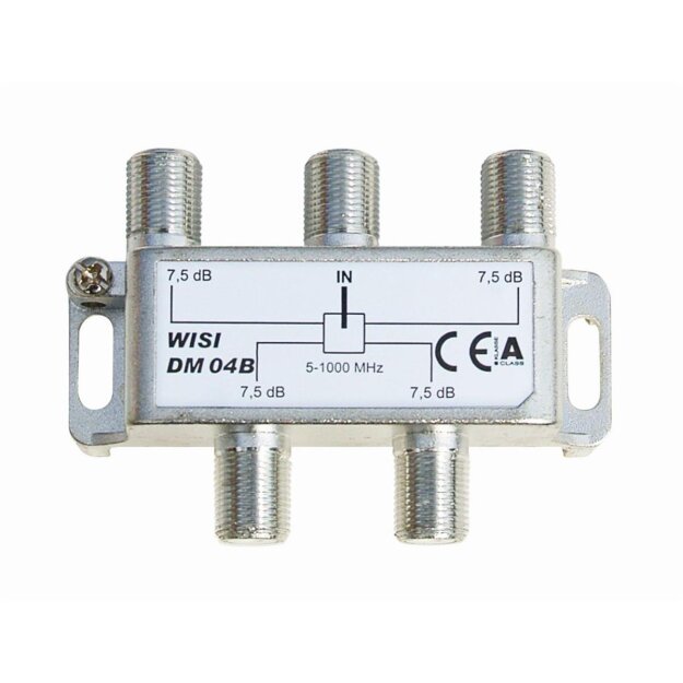 Wisi DM04B Verteiler 4-fach 75 dB
