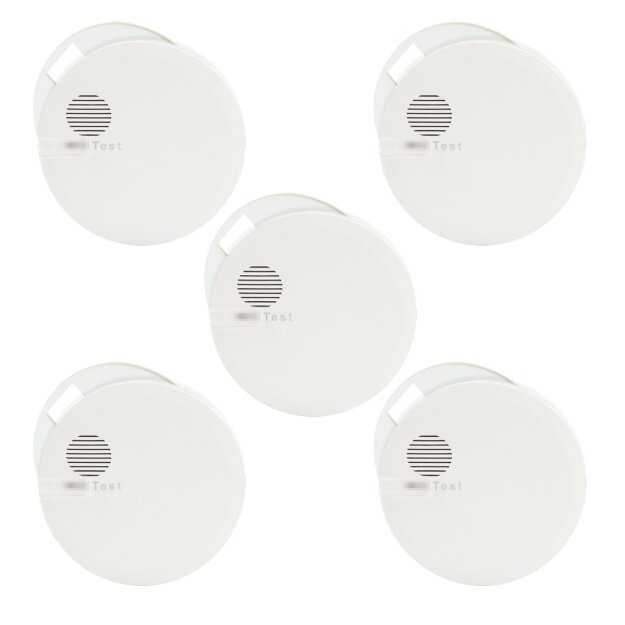 5x Hekatron Rauchmelder Genius Plus Edition -...