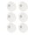 6x Hekatron Rauchmelder GeniusPlus Edition - Rauchwarnmelder inkl. Klebepad