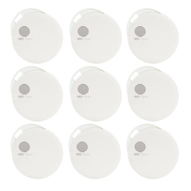 9x Hekatron Rauchmelder Genius Plus Edition -...