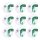 Hekatron Rauchwarnmelder Genius Plus X + Funkmodul Pro X incl. Klebepad 9er Pack
