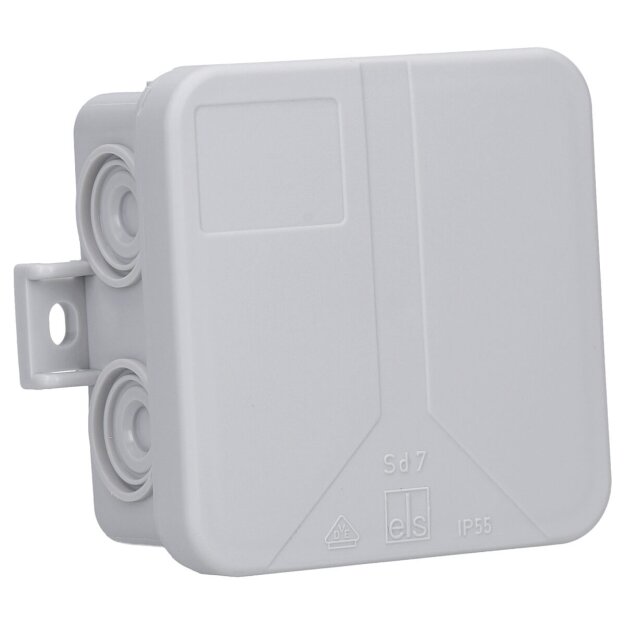 Spelsberg Sd 7-L Abzweigdose Schutzart IP55 max. Leiterquerschnitt 2,5² Schlagfestigkeit IK07 Schutzklasse II Ui 400V AC VDE 33290701