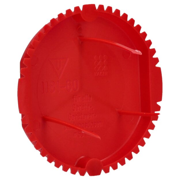 Kaiser 1181-60 Unterputz Signaldeckel für Einbauöffnung Ø 60 mm